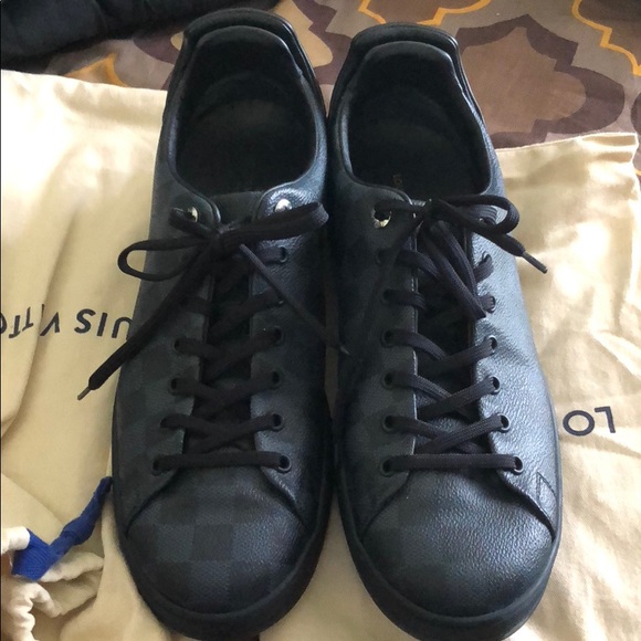 LV frontrow mens shoes  Louis vuitton mens sneakers, Louis